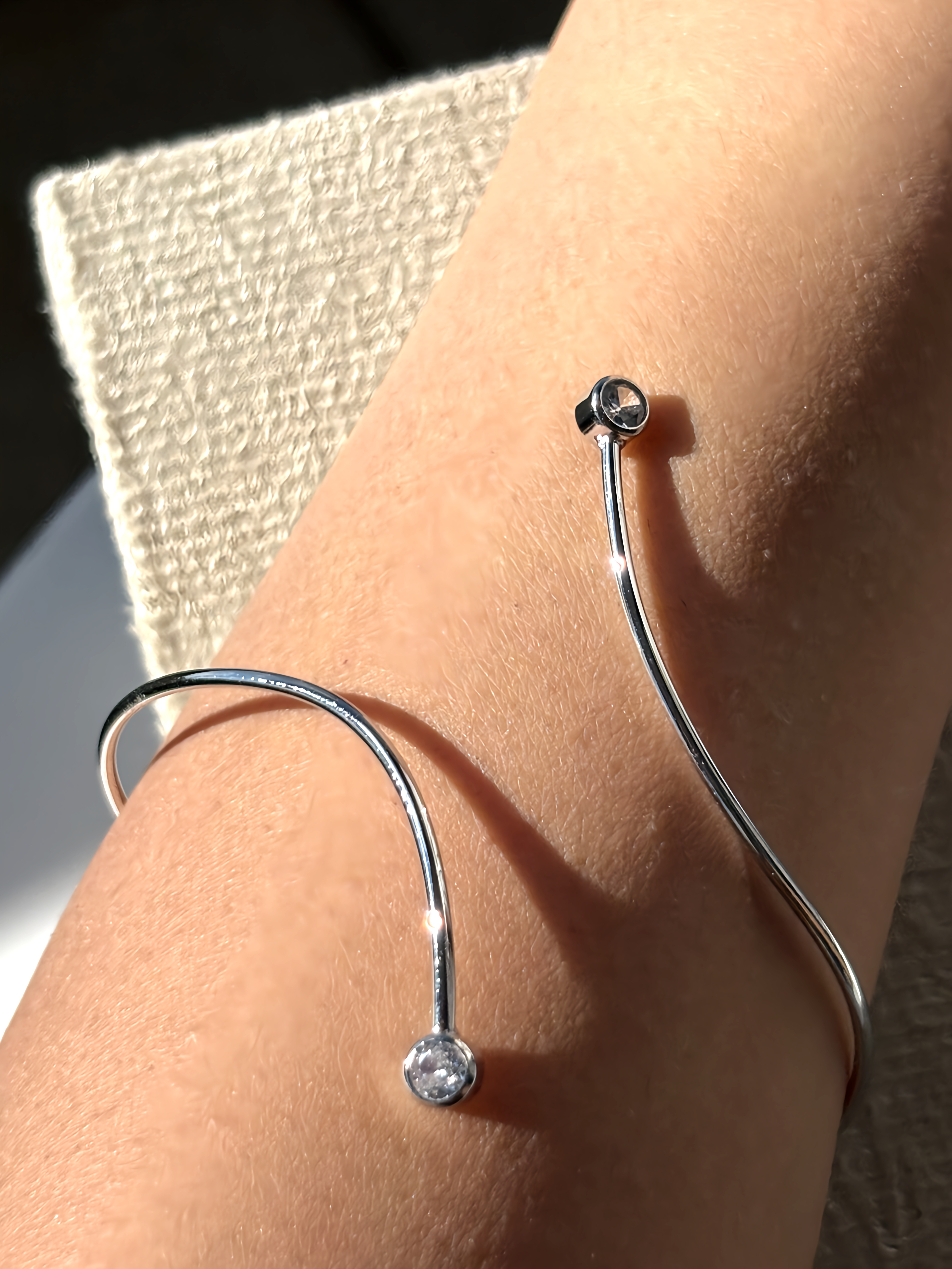 Bracelete aro com Cristais