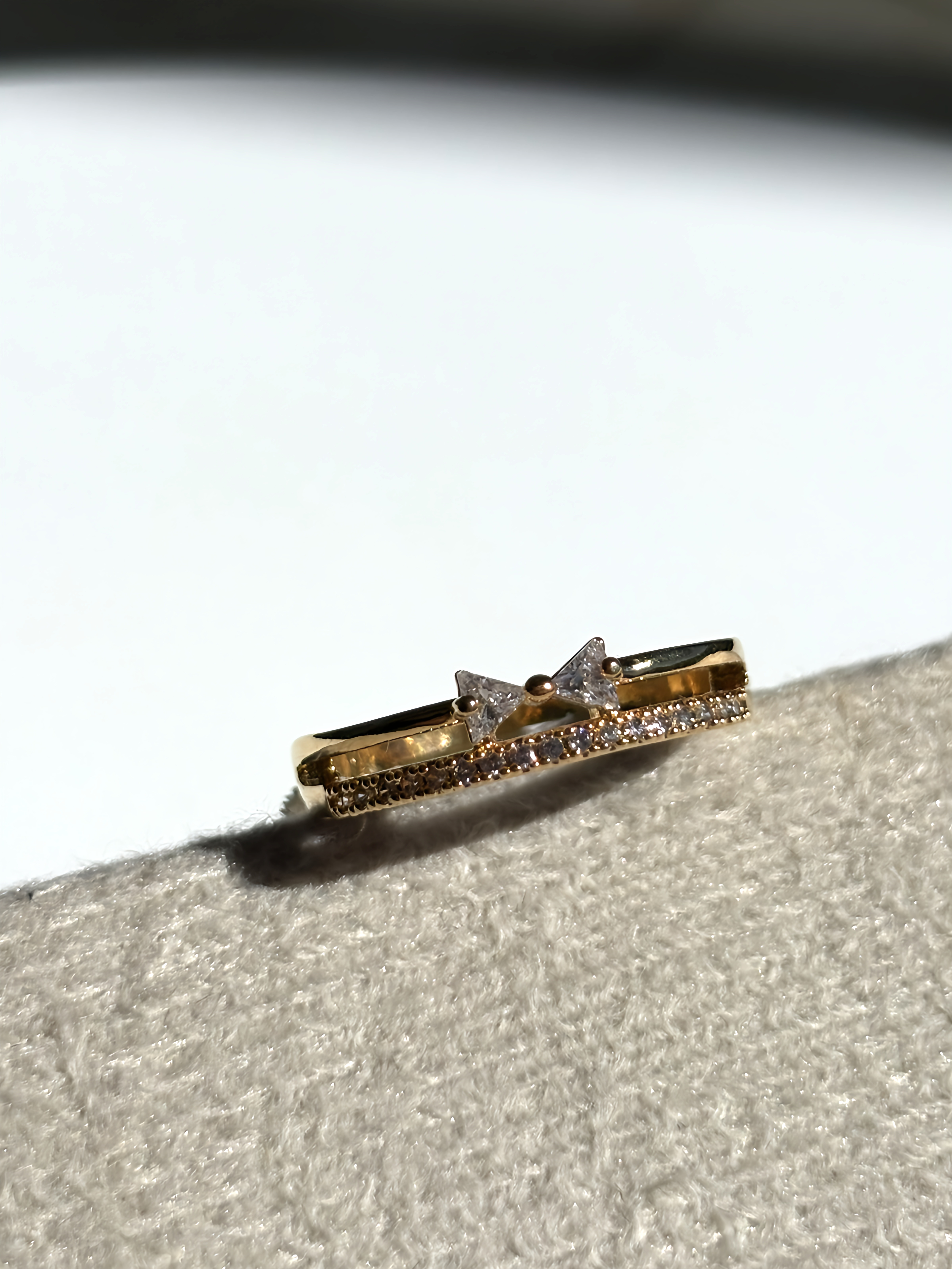 Anel Laçinho Dourado