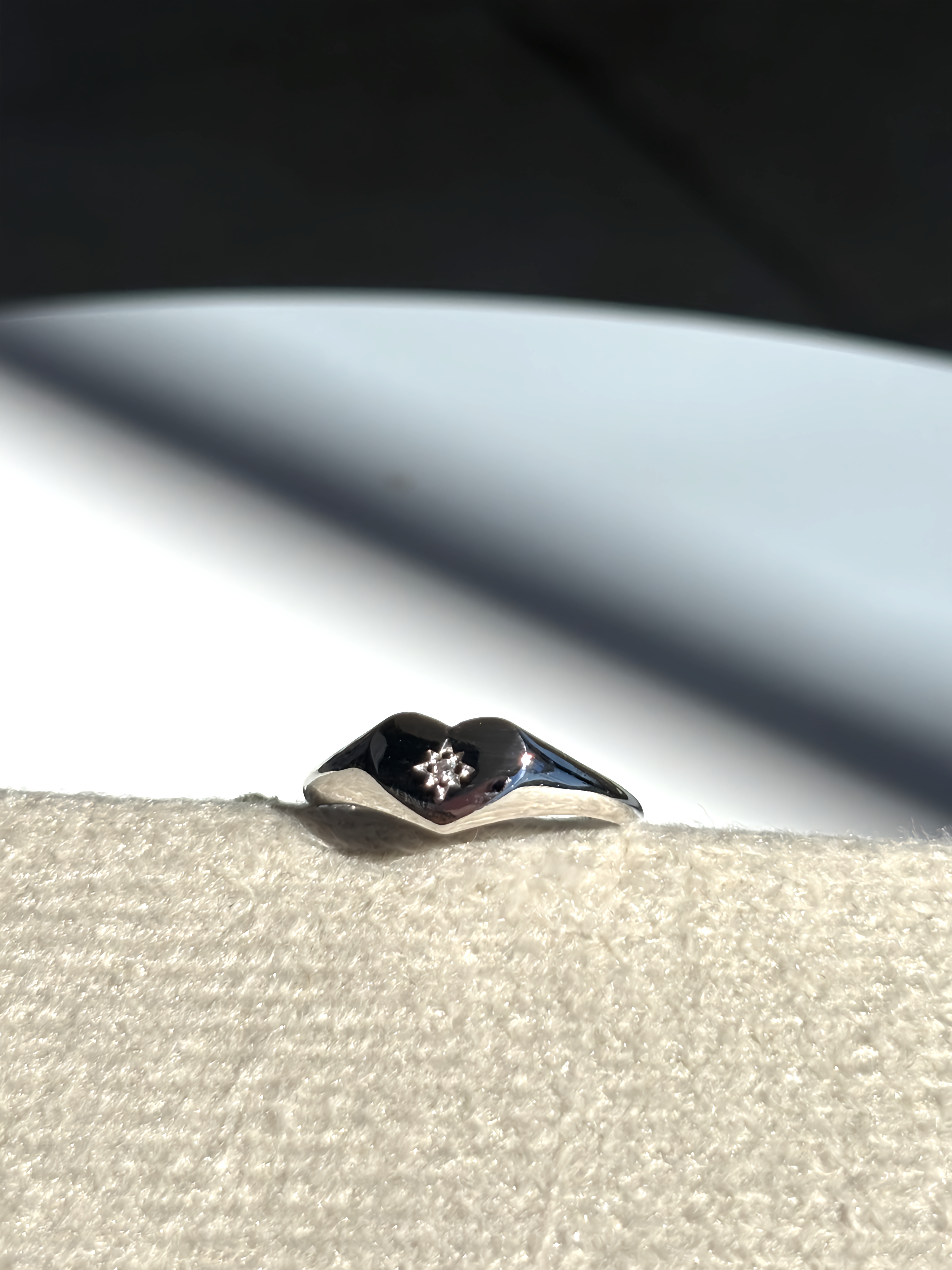 Anel Estrela Esmaltado