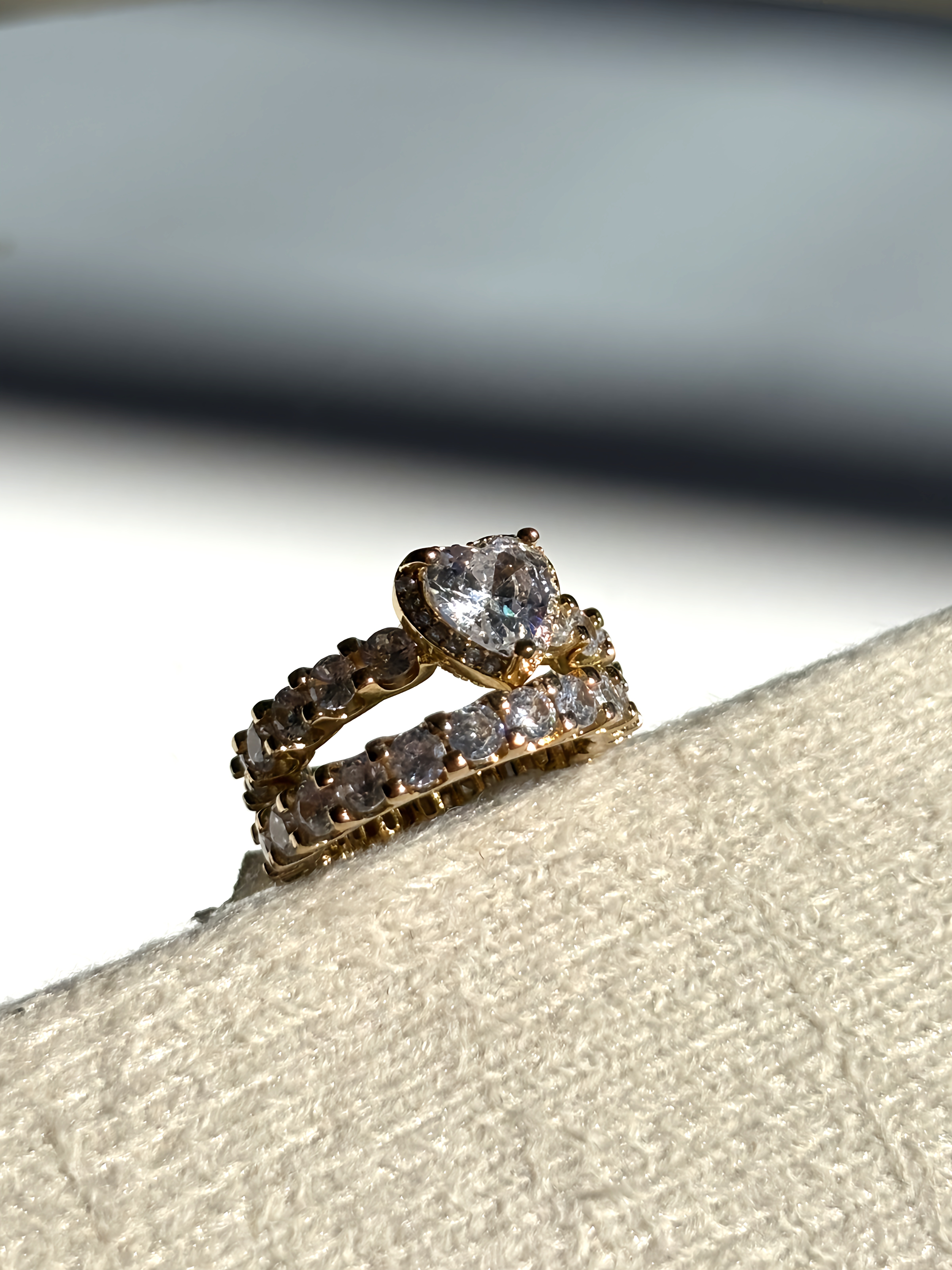 Anel Duplo Coração