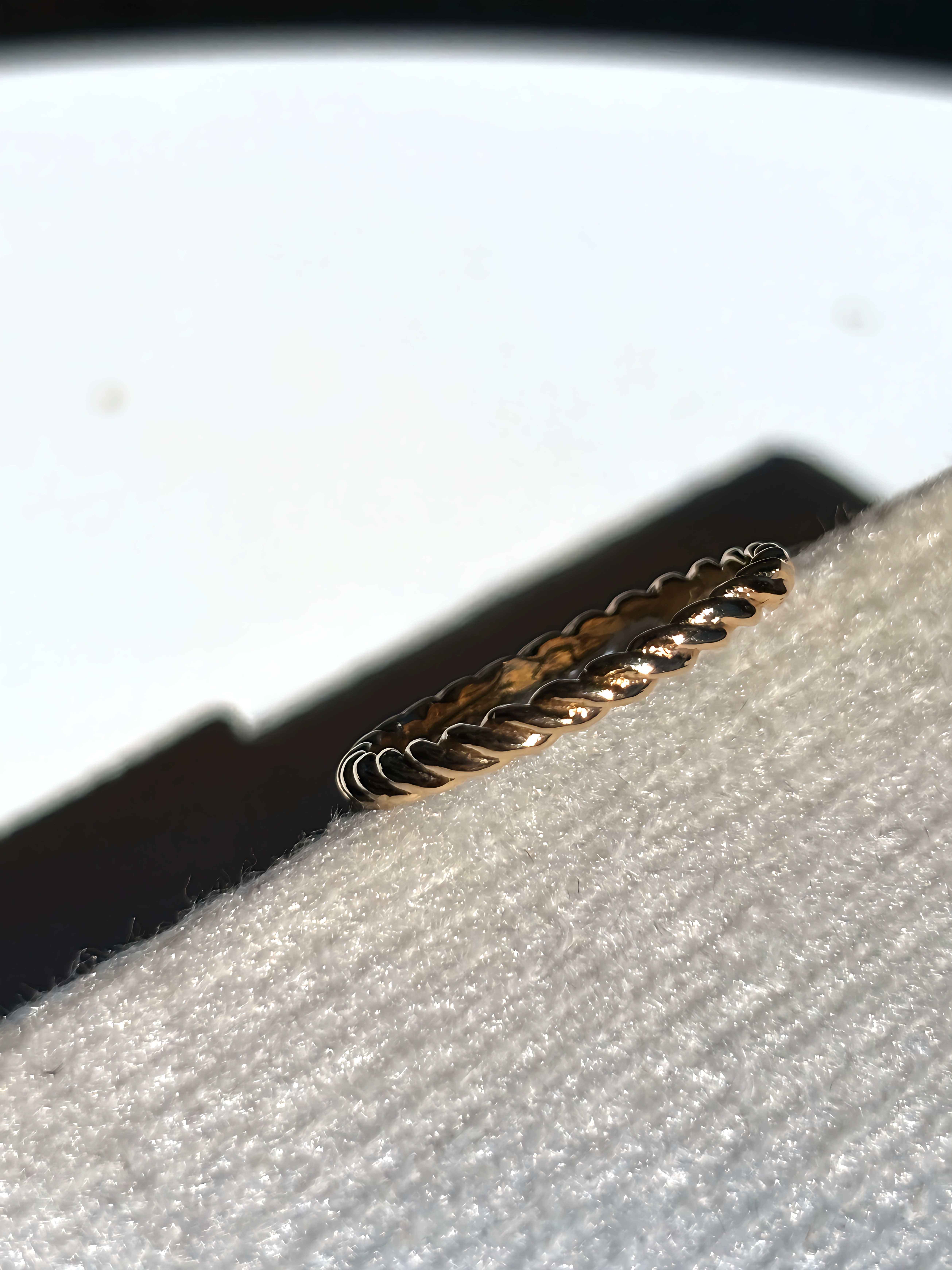 Anel Trançado Delicado